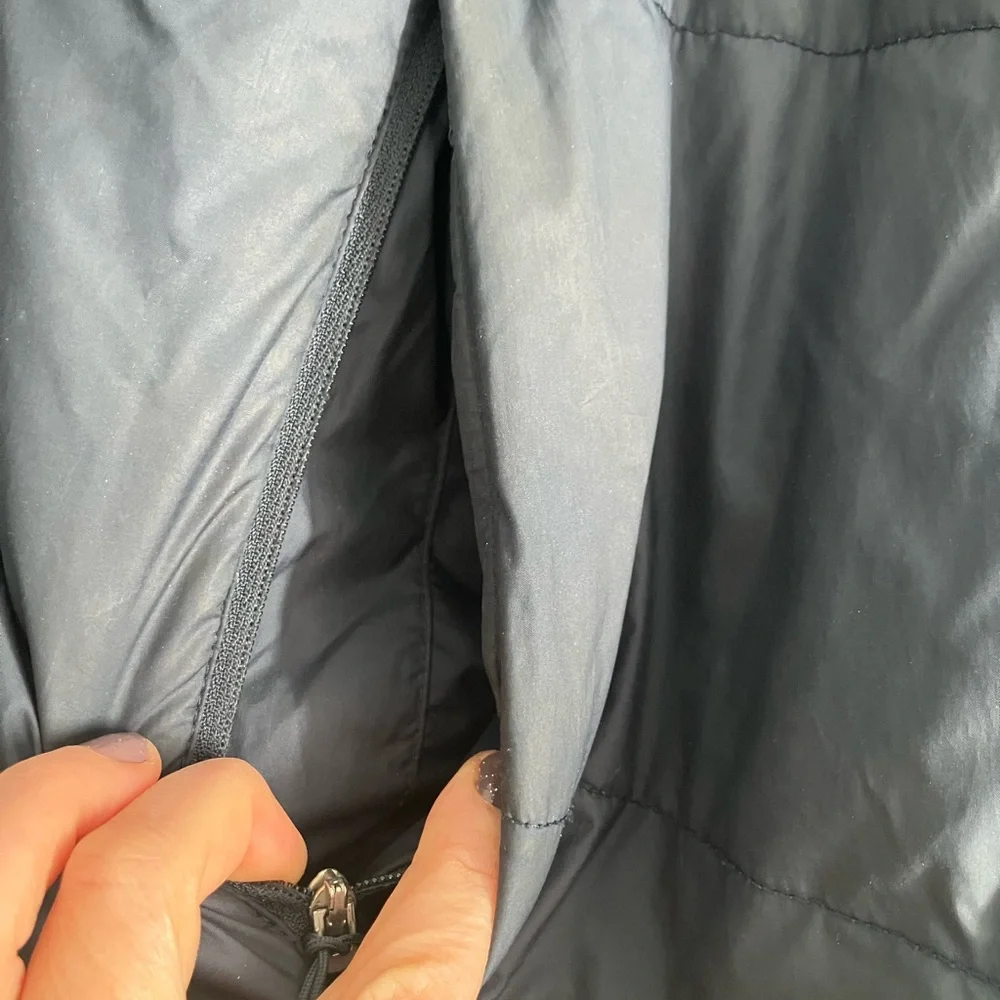 The North Face Blue Zip Up Quilted Packable Jacket Men’s‎ Size XL